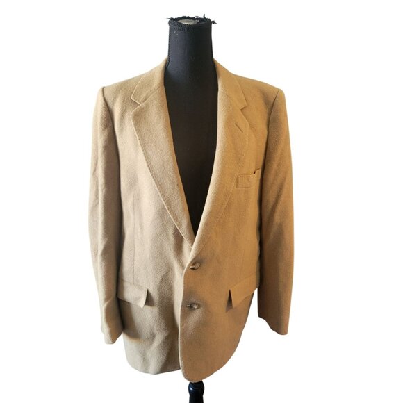 Dior Other - Vintage Christian Dior by Hart Schaffner & Marx 100% Cashmere Blazer Beige 42L